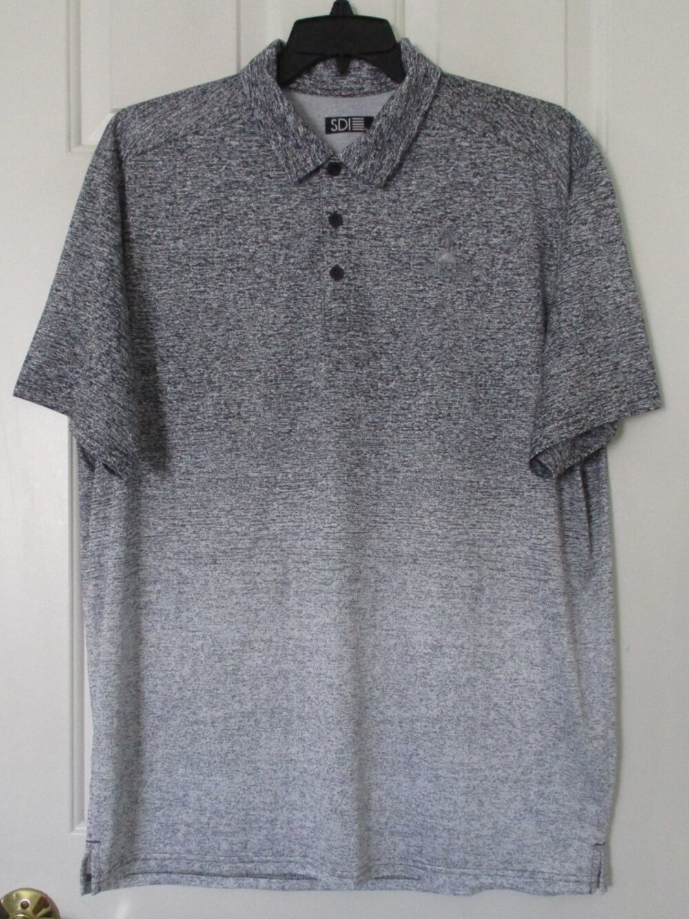 SDI Mens S/S "Indian Wells Tennis Garden" (CA) Gray Polo Shirt NWOT - Size XL